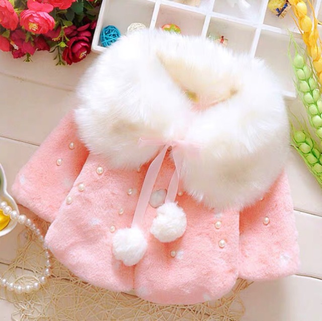 Áo len + áo choàng cho bé