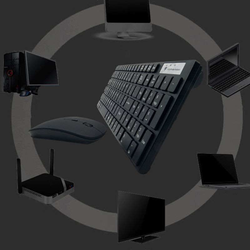 Bộ Bàn Phím Và Chuột Không Dây Siêu Mỏng 2.4g Cho Laptop / Pc | BigBuy360 - bigbuy360.vn