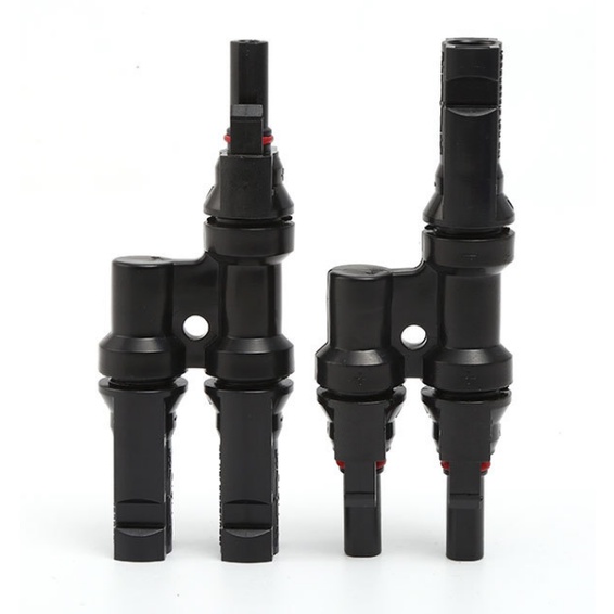 [Loại tôt] Jack kết nối phân nhánh chữ Y và jack phân nhánh chữ T chia 2, 3 MC4 chuyên dụng cho cáp năng lượng mặt trời.