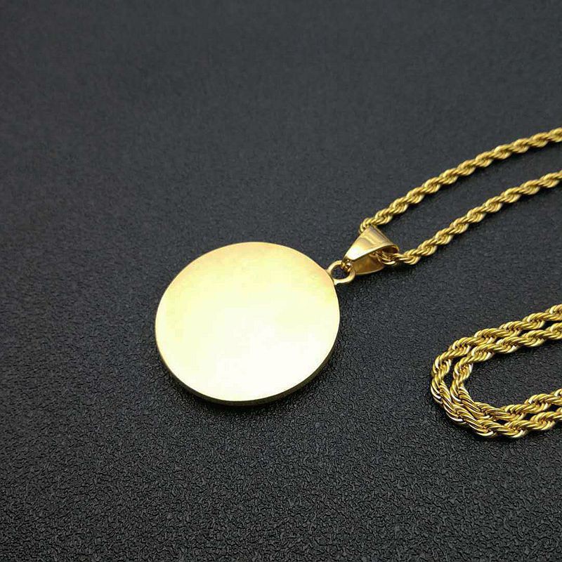 weiweijewelry/Mặt dây chuyền bằng thép không gỉ của nam giới Vòng cổ Bùa thần Horus Ai Cập cổ đại