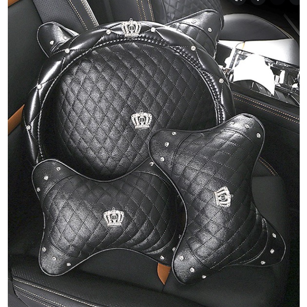 Set gối và tựa lưng vương miện