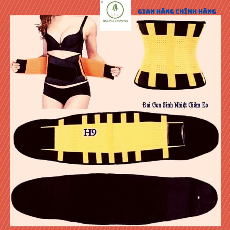 Đai Nịt Bụng, Xiết Eo Định Hình Sinh Nhiệt Chống Cuộn 2 Lớp Chất Lượng Cao