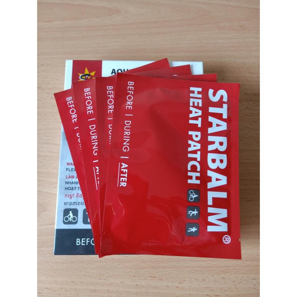 Miếng Dán Nhiệt Starbalm Aqua Gel Heat Patches (Hộp 4 miếng) - Giảm Nhức Mỏi Cơ Bắp - cvspharmacy