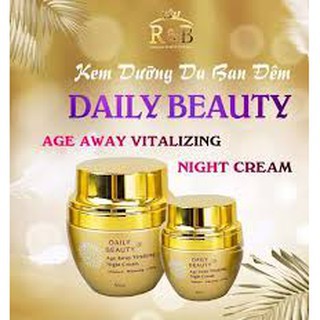 Kem dưỡng đêm Daily Beauty Age Away Vitalizing Night Cream chống lão hóa da