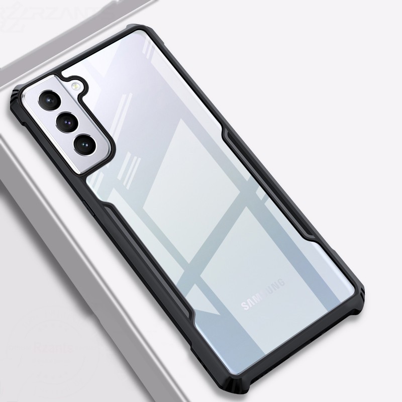 Ốp Điện Thoại Mỏng Trong Suốt Có Túi Khí Cứng Cho Samsung S20 S21Ultra S10 Plus Note 20