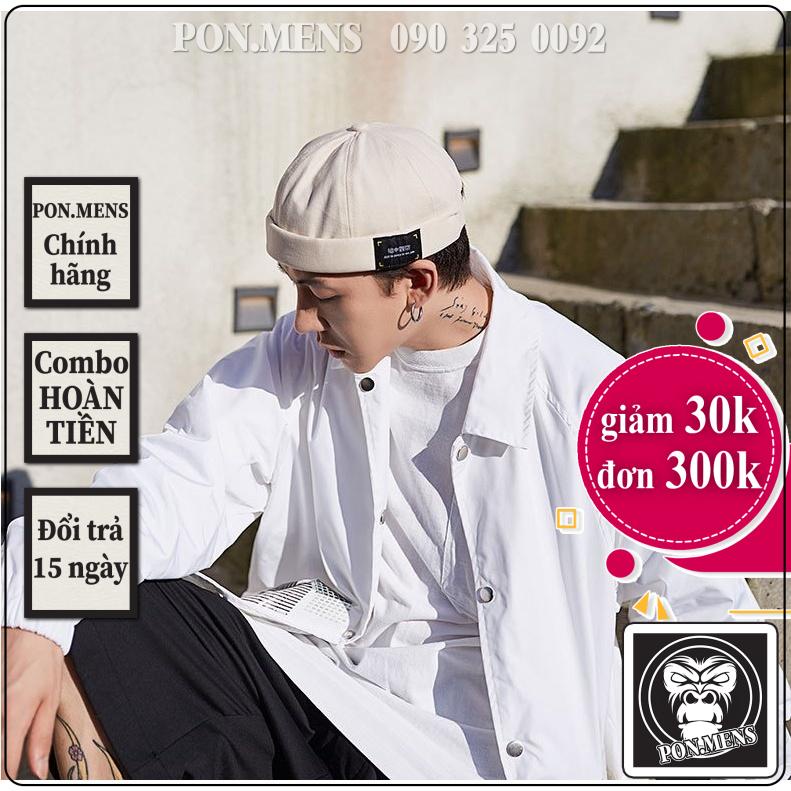 Mũ Lưỡi Trai Không Vành Phong Cách Hip Hop Cho Nam Và Nữ tag vuông Pon.mens hà nội hcm