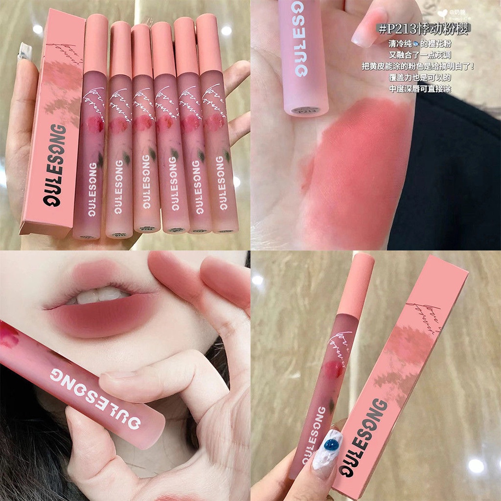 Oulesong® Son Môi Dưỡng Ẩm Chống Thấm Nước Không Phai Màu