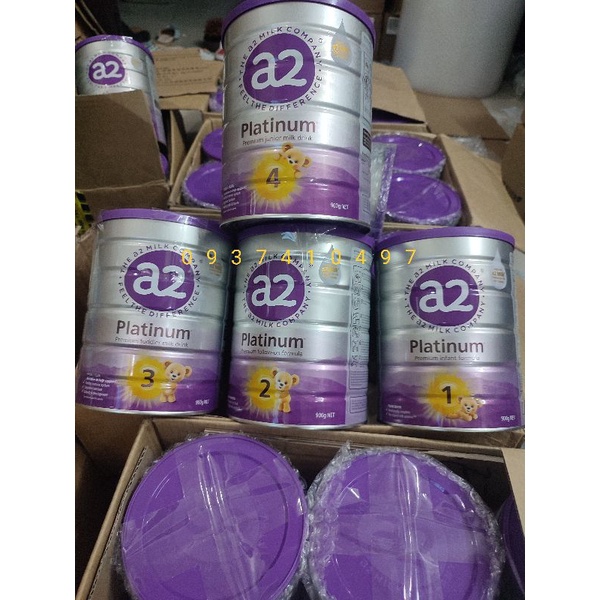 Date xa) Sữa A2 Platinum số 1 2 3 4 900gram của úc