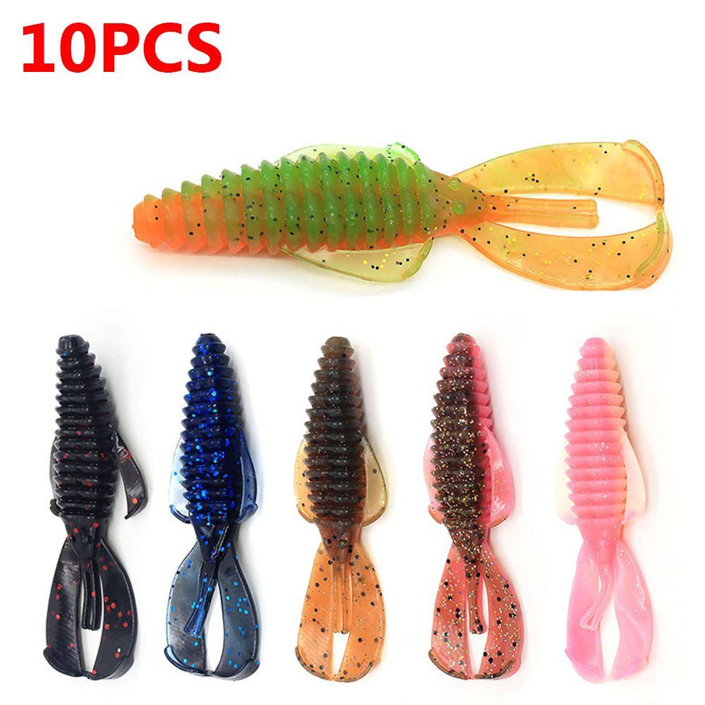 FAY Bộ 10 Mồi Câu Cá Giả Hình Tôm Kích Thước 8cm 4.5g Chất Lượng Cao