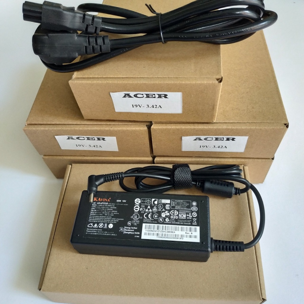 Sạc Laptop Acer 19V - 3.42A - 65W Chân Cắm Nhỏ, Dành Cho Acer Aspire S5-391/ Chromebook C720 C720P/ ZC-106 ZC-107