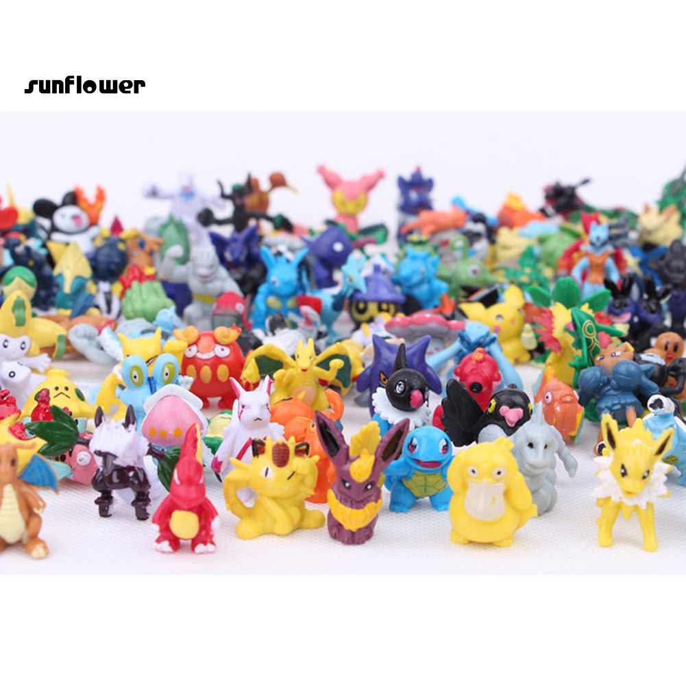 Set 144 Tượng Pokemon Đồ Chơi Bằng Nhựa Pvc