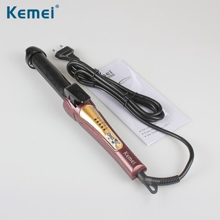 Máy Uốn Xoắn Tóc Chỉnh Nhiệt 2 Kích Cỡ Uốn Kemei 8850