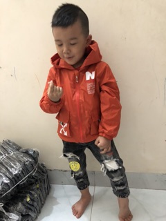 Áo gió trẻ em 8-20kg