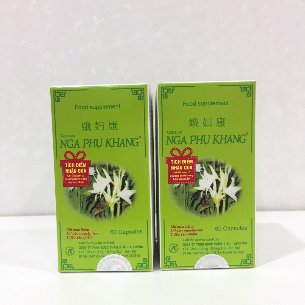 NGA PHỤ KHANG LỌ 60 VIÊN HỖ TRỢ ĐIỀU TRỊ U NANG BUỒNG TRỨNG VÀ U XƠ TỬ CUNG