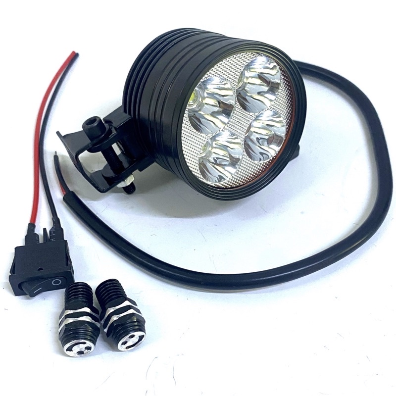 Đèn LED trợ sáng L4 ngắn 3 chế độ.Tặng full phụ kiện