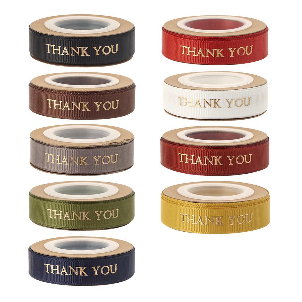 Bó Hoa Ruy Băng Satin In Chữ Thank You Dùng Để Trang Trí Bánh Kem 1