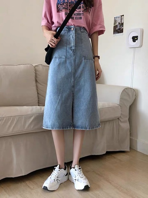 [ ORDER ] Chân váy jean xẻ | BigBuy360 - bigbuy360.vn