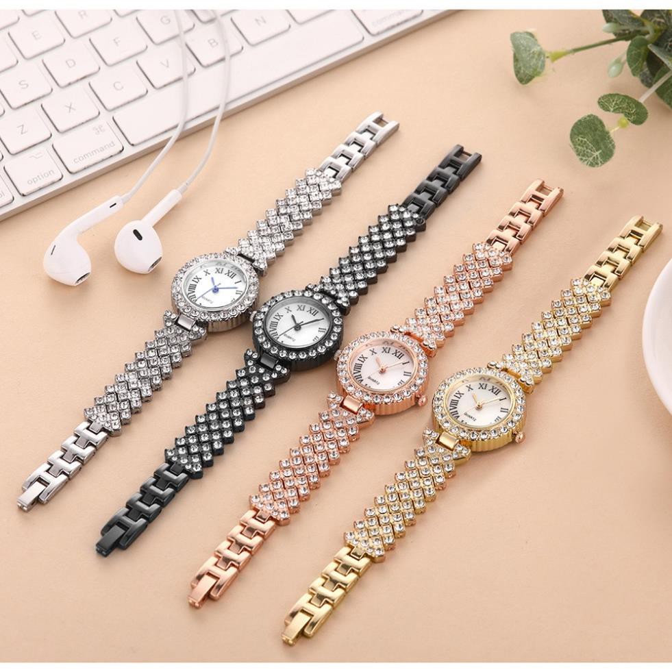 Đồng Hồ Nữ QUARTZ Mặt 3.0cm HÀNG ĐẸP HƠN HÌNH ( Mã: QA01) | BigBuy360 - bigbuy360.vn