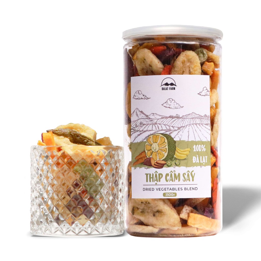 Thập Cẩm Sấy Dalat Farm - Hộp 250 g