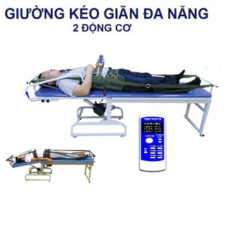 Giường kéo giãn cột sống lưng, cổ,toàn thân bằng điện 3 chiều 2 môtơ A999
