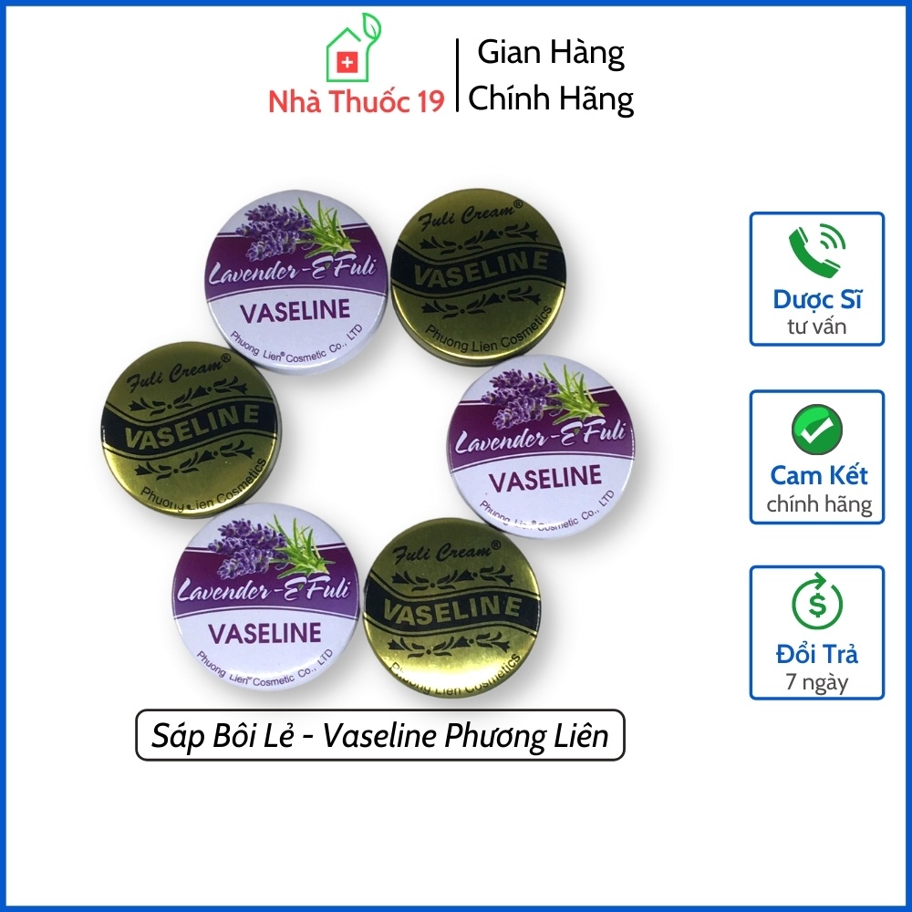 Kem bôi nẻ Vaseline, Sáp bôi nẻ Vaseline Phương Liên - Phòng ngừa nứt, nẻ, khô môi