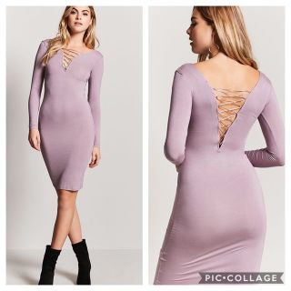 Váy lace-up bodycon F21 vnxk ,váy body xuất khẩu