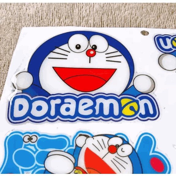 [SALE SỐC] NGUYÊN BỘ TEM NỔI DÁN XE MÁY DÁN TRANG TRÍ NHÀ CỬA HOẶC DỤNG CỤ CHO BÉ DORAEMON DOREMON MẪU H150 (SIÊU RẺ)