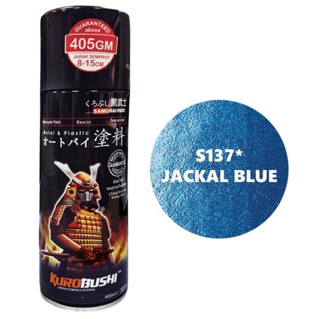 S137-sơn xịt samurai màu xanh jackal (suzuki)