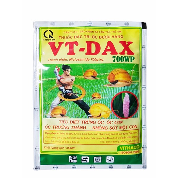 VT-DAX 700 WP - Diệt Ốc Hiệu Quả, Dạng Xịt Gói 35g