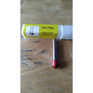 Mũi phay gỗ alu quả đào Đỏ cốt nhỏ 6.35mm