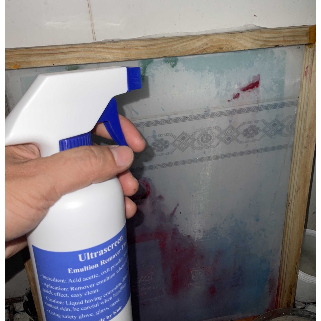 Dung dịch tẩy xóa khung in lụa sau khi chiếu bản - Remover Emulsion