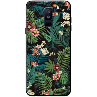 Ốp lưng Samsung Galaxy A6 Plus, A8 Plus, A8 Star in hình Vẹt hoa lá