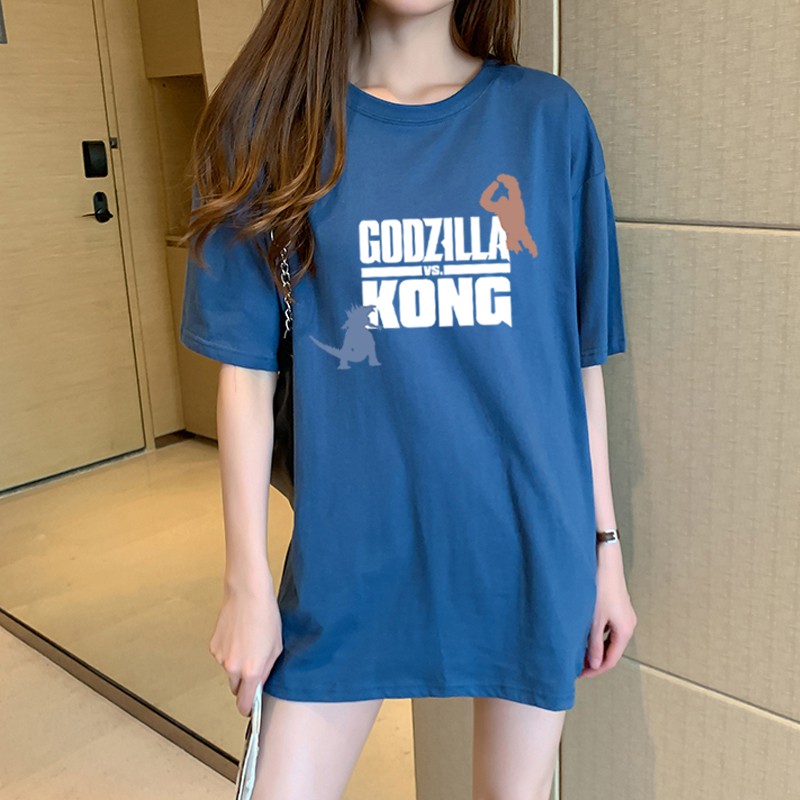 NRVP Áo Thun Ngắn Tay Form Rộng Mẫu 2021 Theo Phong Cách Hàn Quốc Dành Cho Nữ