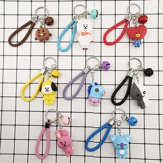 Móc khóa Kpop Bts Bt21 dễ thương dùng trang trí