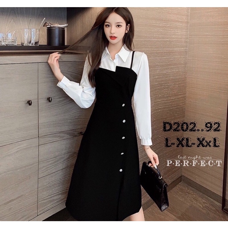 Đầm nút ngọc bigsize