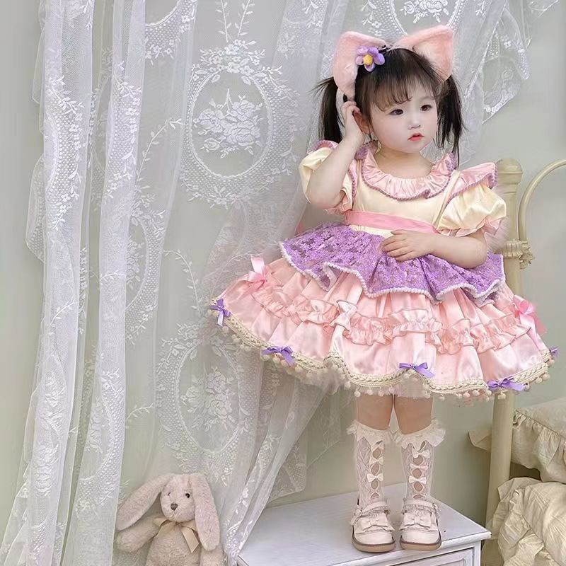 Đầm Công Chúa Lolita 2022 Thời Trang Mùa Hè Mới Cho Bé Gái