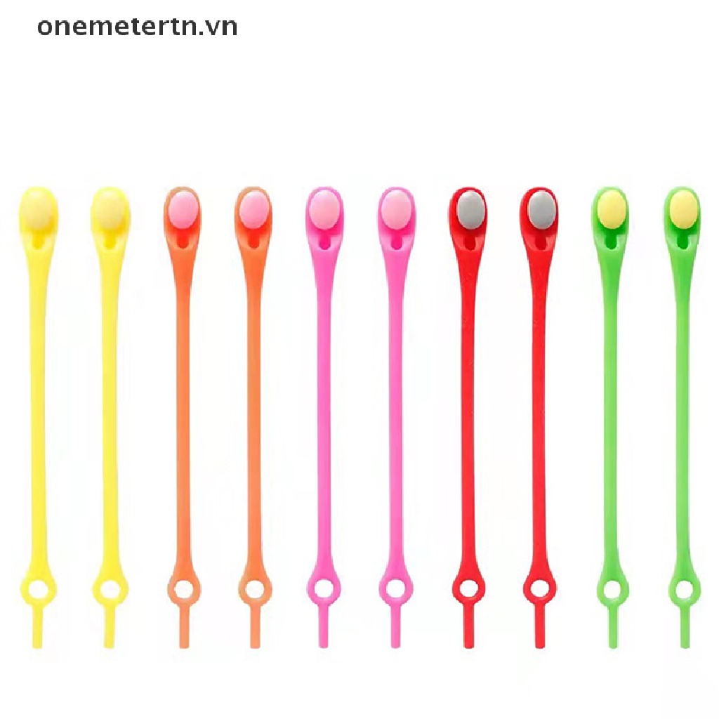 Bộ 12 Dây Giày Silicone Co Giãn Không Cần Buộc
