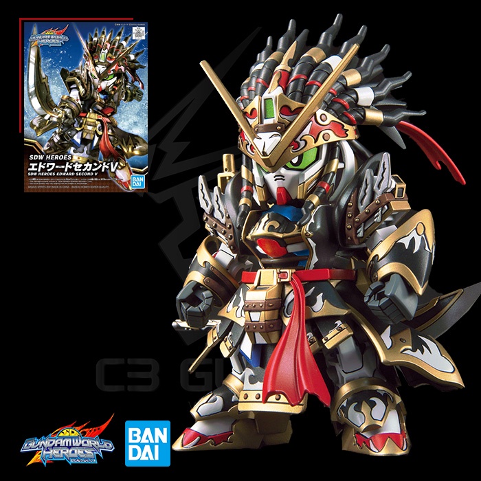 [BANDAI] MÔ HÌNH LẮP RÁP GUNDAM SD WORLD HEROES 05 EDWARD SECOND V SDWH SDW HEORES GUNPLA CHÍNH HÃNG NHẬT BẢN