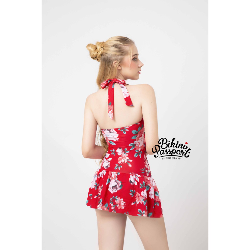 [Mã WABRM50 giảm 15% đơn 99k] BIKINIPASSPORT - Một mảnh váy áo cột cổ - Đỏ BS372_RD | BigBuy360 - bigbuy360.vn