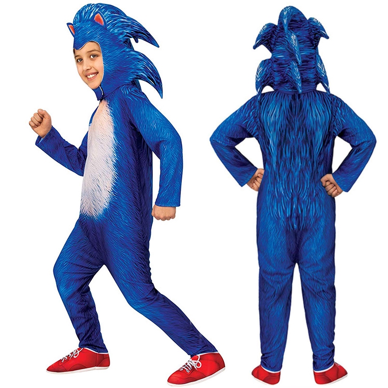 Bộ Đồ Hóa Trang Nhân Vật Sonic C52K100 Vui Nhộn Cho Bé