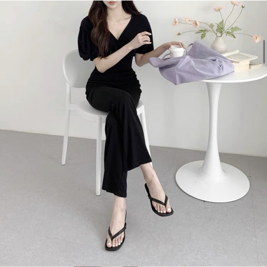 Quần Loe Da Cá Cạp Chun Hack Dáng Mới Nhất 2022