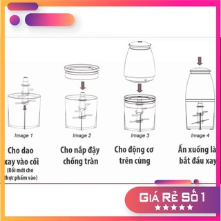 Máy xay sinh tố - Máy xay thịt Xay đá Osaka đa năng 750ml 💖 BBZ Store