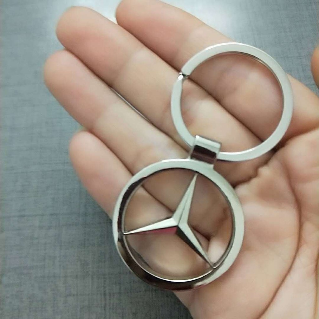 Móc khóa xe hơi có logo làm từ thép không gỉ chất lượng cao