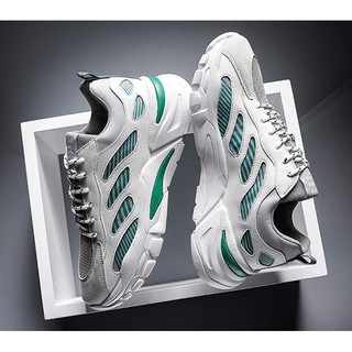 Giày Sneaker Nam dáng thể thao cao cấp, đế tăng cao tặng thêm miếng độn đế tăng 7cm chiều cao Hot Trend 2021