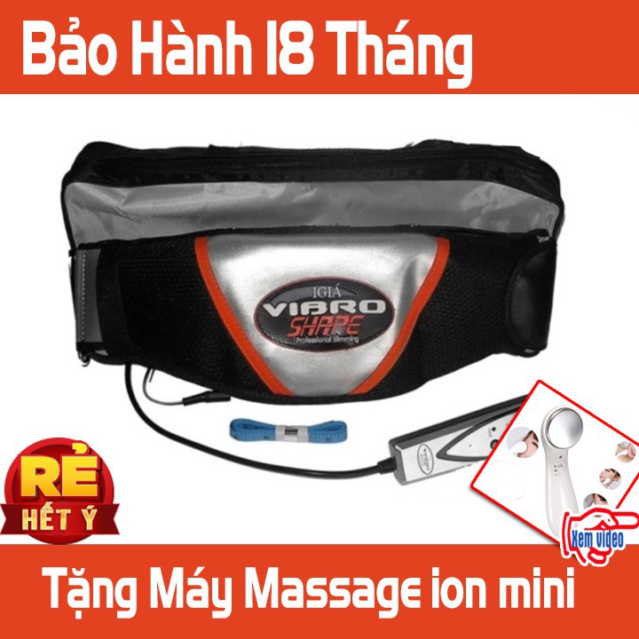 Đai Masage Giảm Mỡ Bụng Thon Gọn Đau Mỏi Vai Gáy BH: 18 Tháng