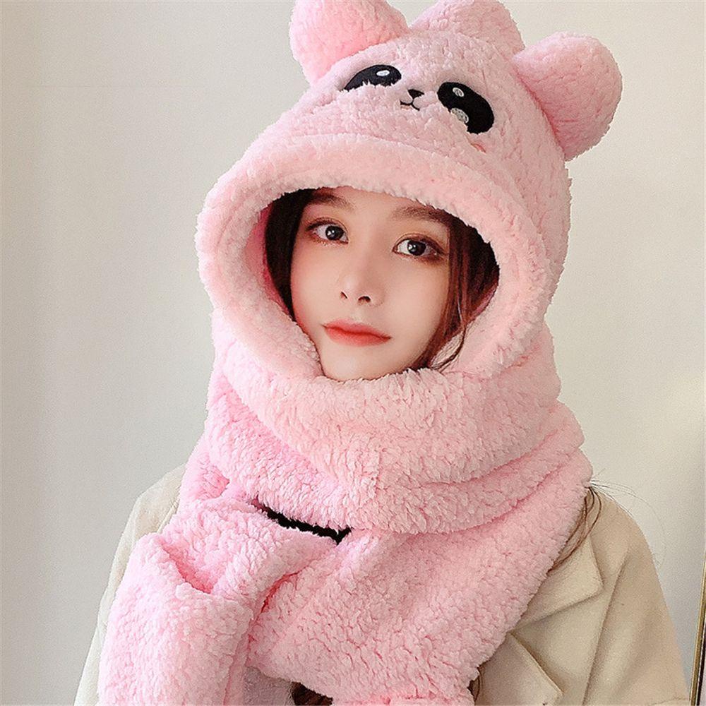 Mũ Tai Gấu Nhồi Bông Dễ Thương Thời Trang Mùa Đông 1