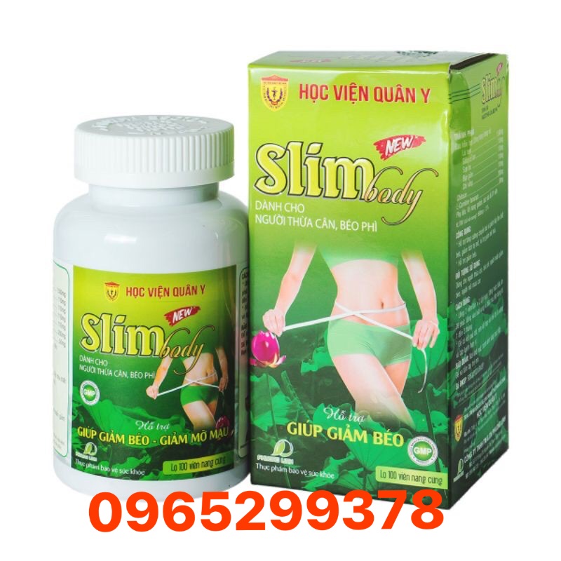 Viên giảm cân Slim body new Học viện quân y