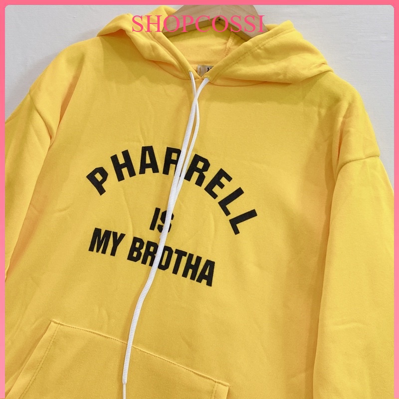 Áo hoodie nam nữ,Áo sweater nỉ nam nữ from rộng Unisex chất nỉ ngoại siêu dày dặn in chữ PHARE