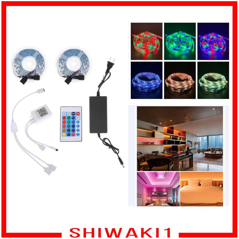 Dây Đèn Led Shiwaki1 24 Nút Bấm Điều Khiển Từ Xa Chống Thấm Nước Thay Đổi Màu Sắc Cho Tv / Quán Bar