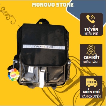 Balo phản quang Colkids Club SS3 Trắng và Đen tặng [ Full Tag + GIấy thơm ]